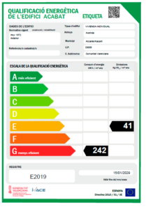 certificado eficiencia energetico en Arquitectos estudio de Arquitectura Akratectura